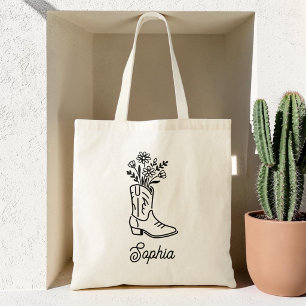 Bolsa Tote Cowgirl Bach Damas de Honra Preto