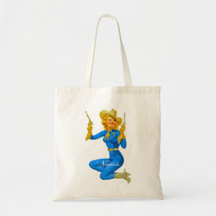 Bolsa Tote Cowgirl Thunder_Cove de Pin-up de Arranque