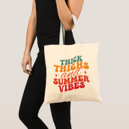 Bolsa Tote Coxas grossas e víblias de verão na praia Grocery