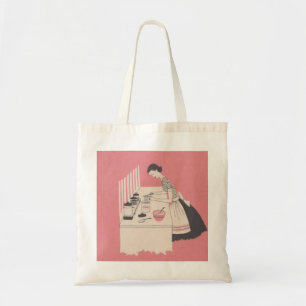 Bolsa Tote Cozimento da esposa do vintage
