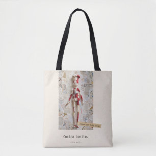 Bolsa Tote Cozinha bonito Sacola de Tela Juguetes