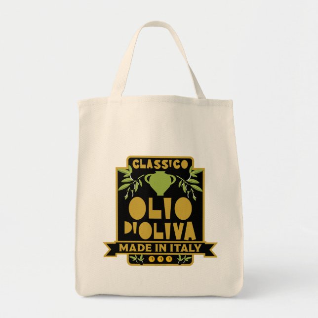 Bolsa Tote Cozinhar de azeite italiano (Frente)