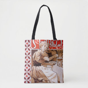Bolsa Tote Cozinhar feminino, Alphonse Mucha