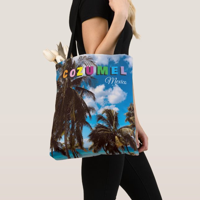 Bolsa Tote Cozumel México (Close Up)