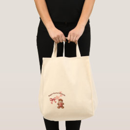 Bolsa Tote Cozy Christmas Gingerbread Coquette Sweet