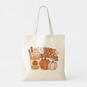 Bolsa Tote Cozy Season Pumpkin Spice Being e Pumpkins