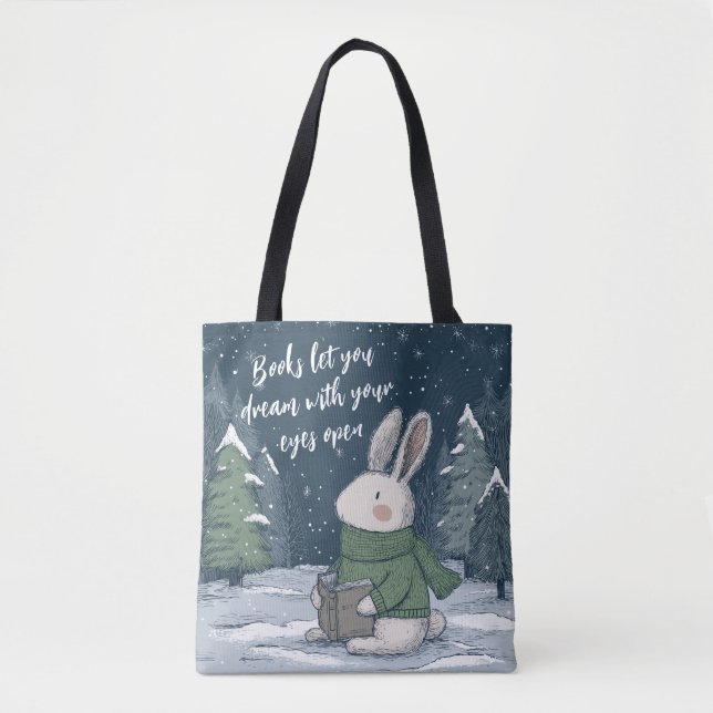 Bolsa Tote Cozy Winter Reading Book (Frente)
