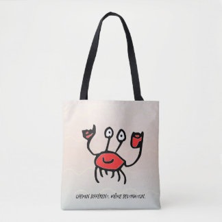 Bolsa Tote Crabe Confiant – Sac Fourre-tout du Quotidien