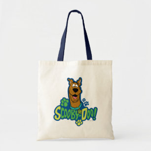 Bolsa Tote Crachá de Caractere de Impressão de Pata Scooby-Do