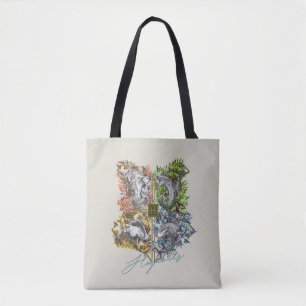 Bolsa Tote Crachá HOGWARTS™ - Gráfico Floral