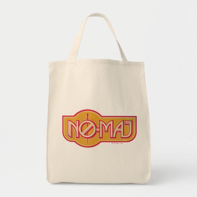 Bolsa Tote Crachá Red & Yellow NO-MAJ™ (Frente)