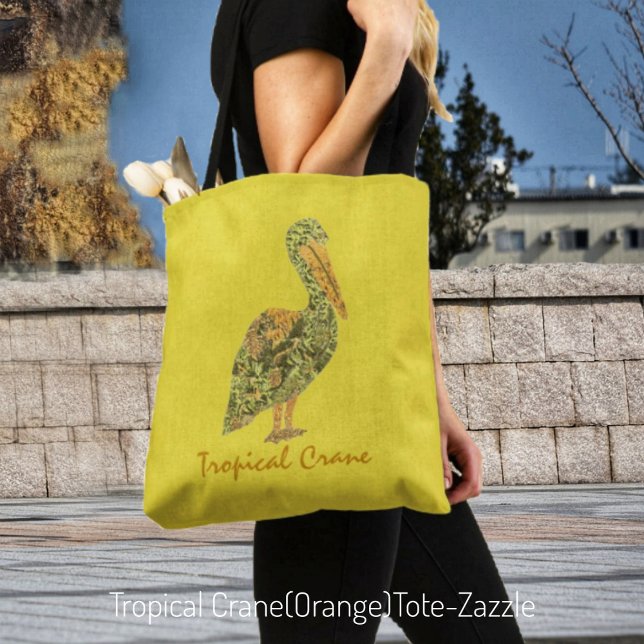 Bolsa Tote Crane Tropical (Criador carregado)