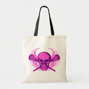 Bolsa Tote Crânio do Lacrosse - roxo