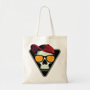 Bolsa Tote Crânio feliz de halloween