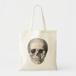 Bolsa Tote Crânio humano da anatomia do vintage, esqueleto d