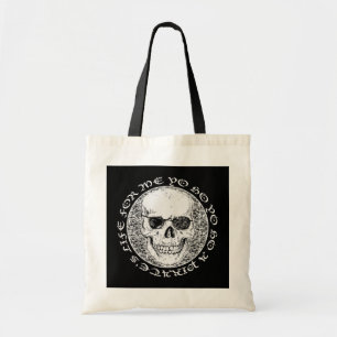 Bolsa Tote crânio pirata