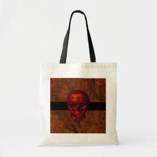Bolsa Tote Crânio Vermelho