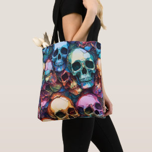 Bolsa Tote Crânios Funky