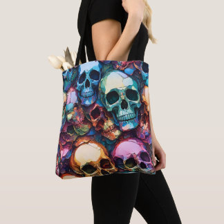 Bolsa Tote Crânios Funky