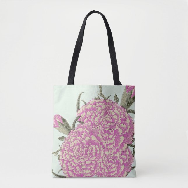 Bolsa Tote Cravos Rosa (Frente)