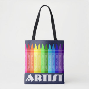 Bolsa Tote Crayon Artist