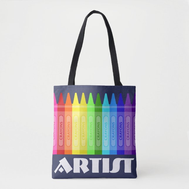 Bolsa Tote Crayon Artist (Frente)