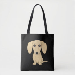 Bolsa Tote Cream Short Haired Dachshund Wiener Dog Lover