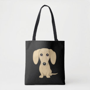 Bolsa Tote Cream Short Haired Dachshund Wiener Dog Lover