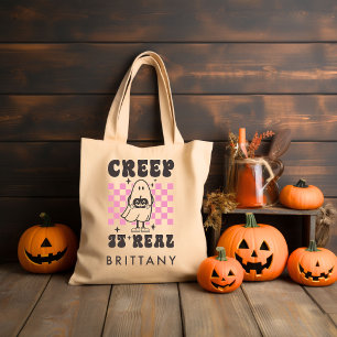 Bolsa Tote Creme-o Retro Grooven Halloween