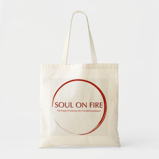 Bolsa Tote Creme Soul On Fire (Frente)