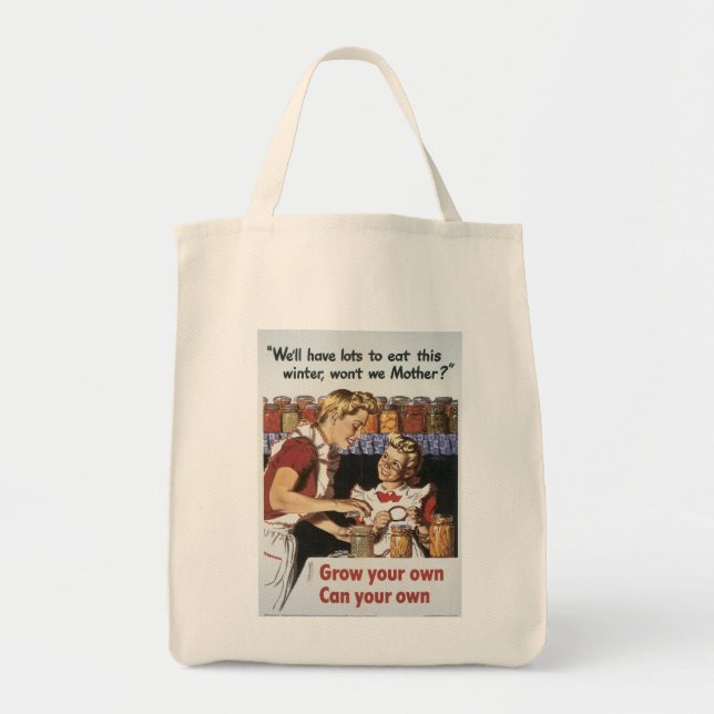 Bolsa Tote Cresça Sozinho, Pode (Frente)