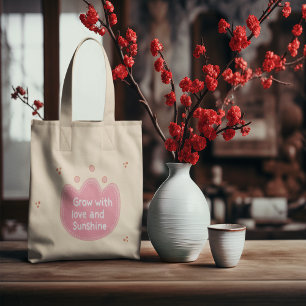 Bolsa Tote Crescer Com Amor E Sol