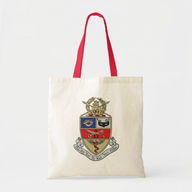 Bolsa Tote Crest da Kappa Psi (Frente)