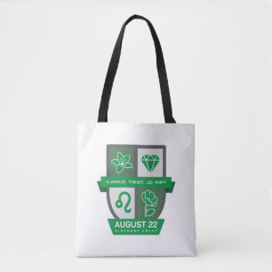 Bolsa Tote Crest™ de Aniversário de Leão para 1-22 de agosto