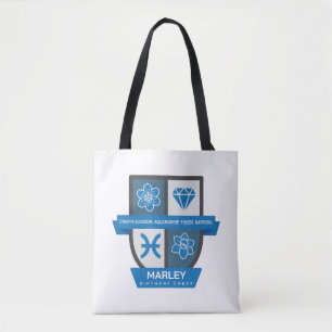 Bolsa Tote Crest de Aniversário de Peixes™ para 1-20 de Março