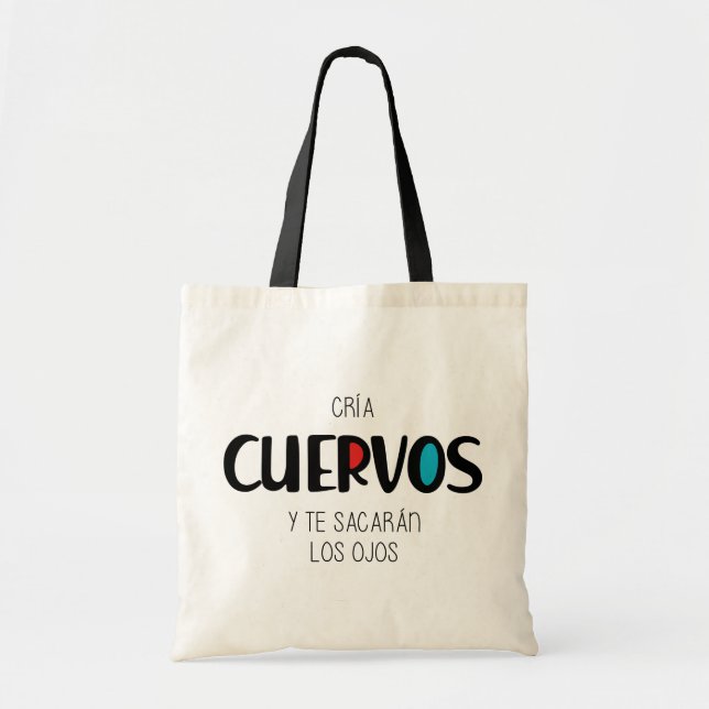 Bolsa Tote Cria corvos (Frente)