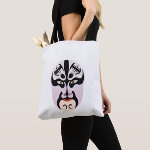 Bolsa Tote Criação de ópera de Pequim Zhang Fei