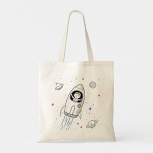Bolsa Tote Criança no Espaço