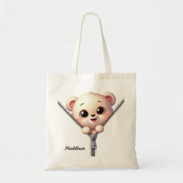 Bolsa Tote Crianças, Cubo-Urso