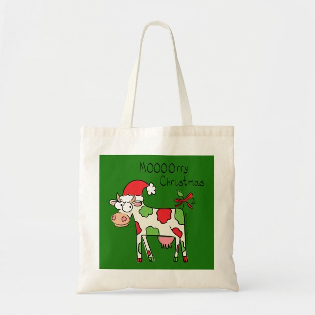 Bolsa Tote Crianças Cuecas de Natal (Frente)
