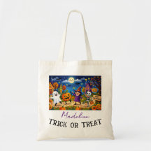 Crianças Fofas no Halloween Truque ou Brinde Perso