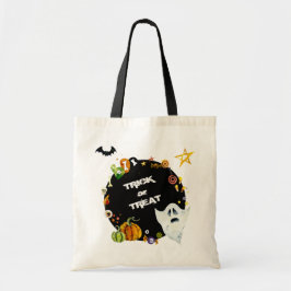 Bolsa Tote Crianças Gengolidas Trick ou Tratam Halloween