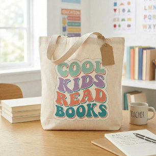 Bolsa Tote Crianças legais lêem livros - amante de livros ond