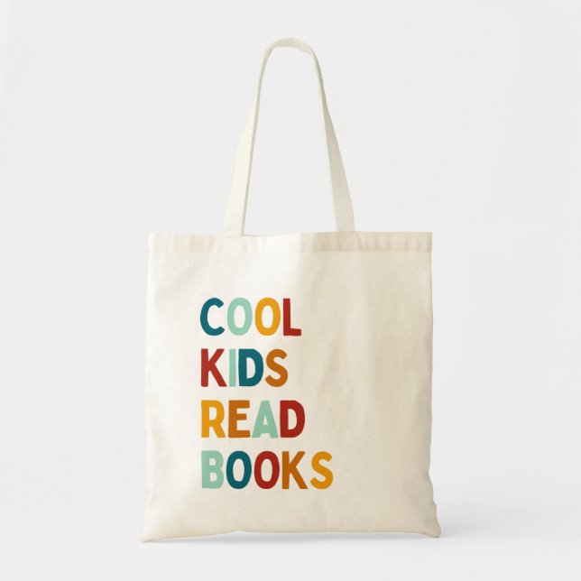 Bolsa Tote Crianças legal leem livros (Frente)