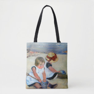 Bolsa Tote Crianças na praia, Cassatt