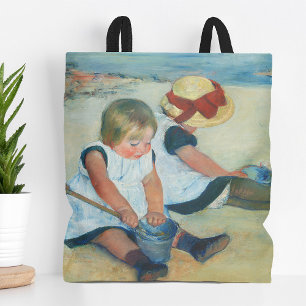 Bolsa Tote Crianças na praia   Mary Cassatt