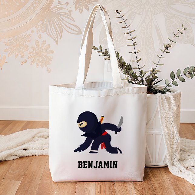 Bolsa Tote Crianças Ninja Guerreiras Fofas (Criador carregado)