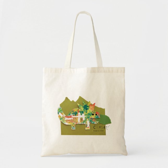 Bolsa Tote CriançasArt para COC - Dino Roar (Frente)