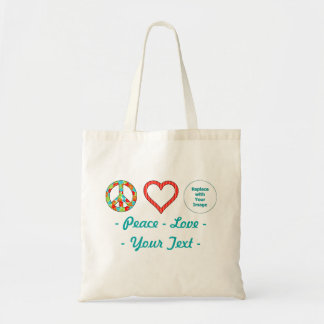 Bolsa Tote Criar seu próprio design personalizado do amor da