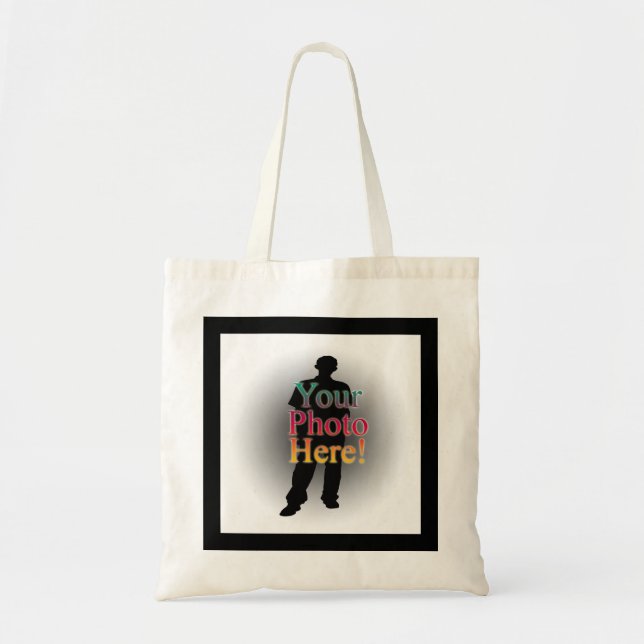 Bolsa Tote Criar sua própria foto personalizada costume (Frente)